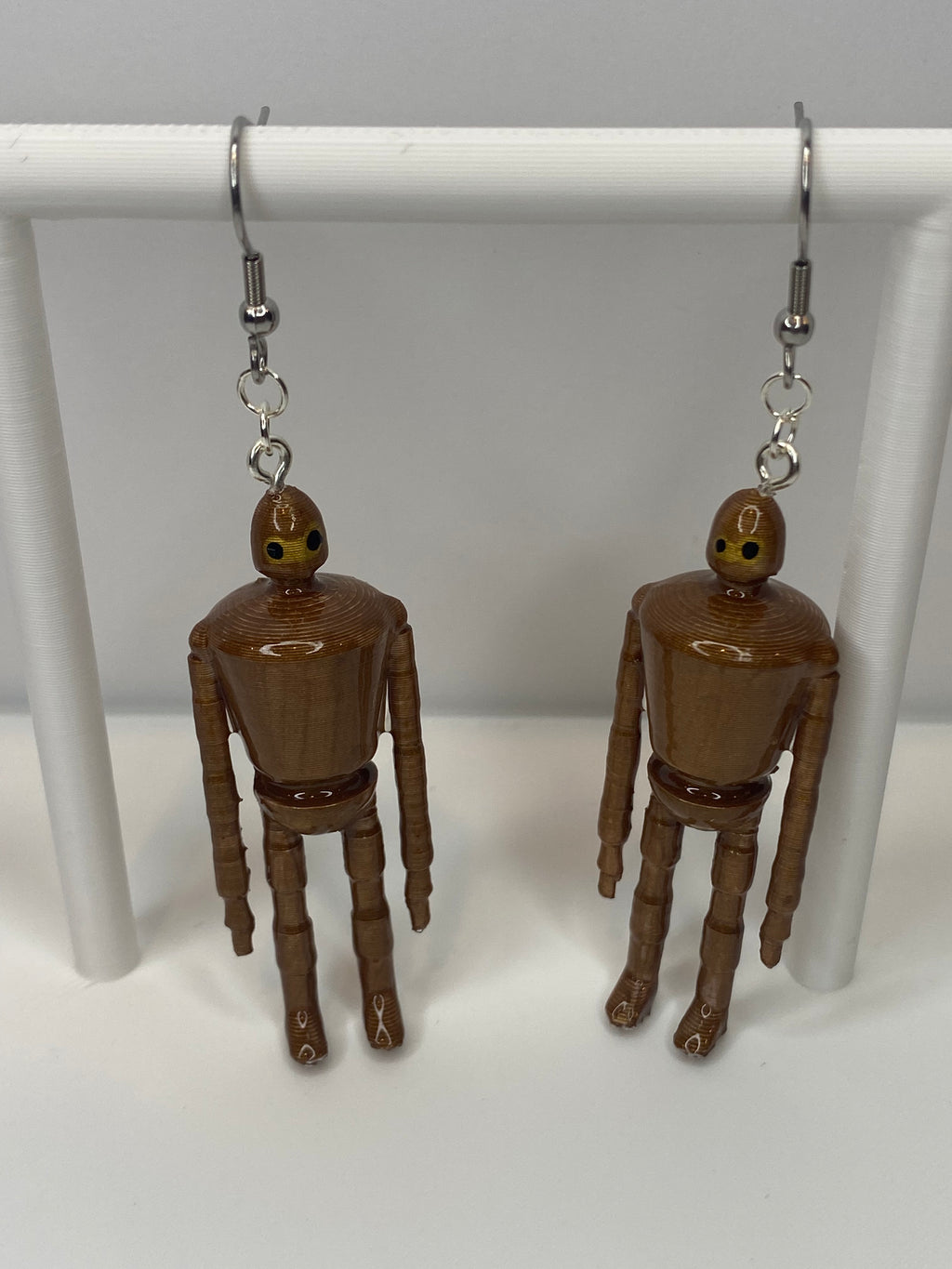 Bronze Golem Earrings