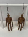 Bronze Golem Earrings