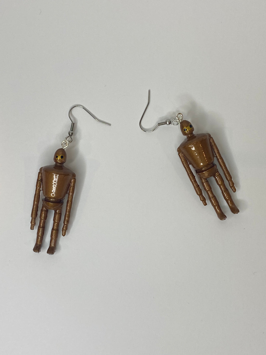 Bronze Golem Earrings