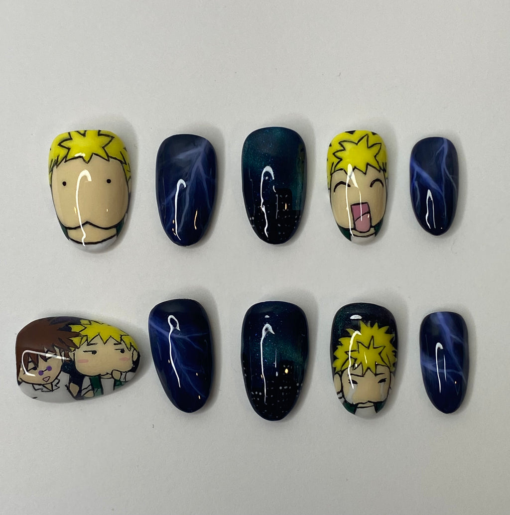 Lightning Character Press-on Nails