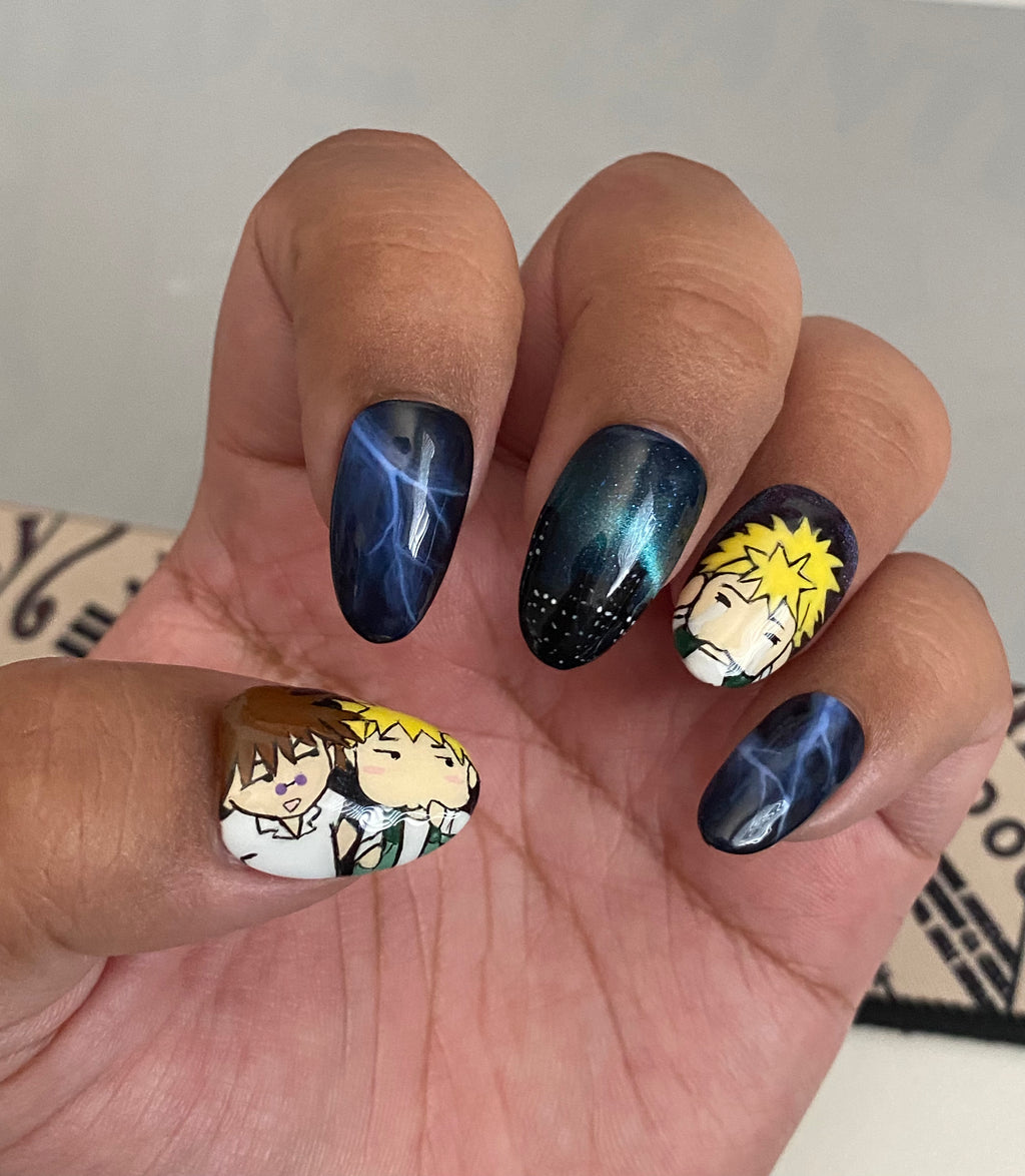 Lightning Character Press-on Nails