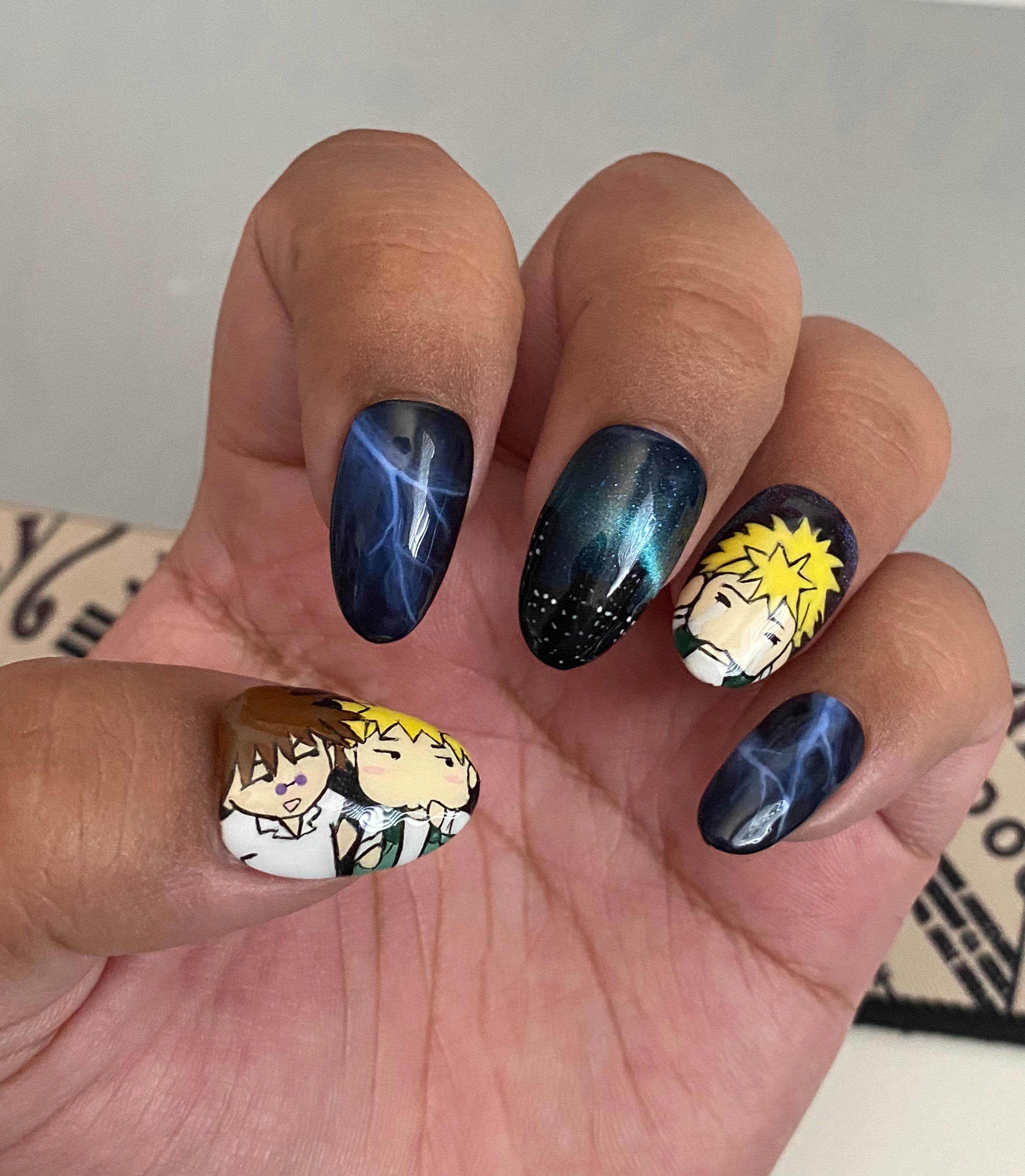 Lightning Character Press-on Nails
