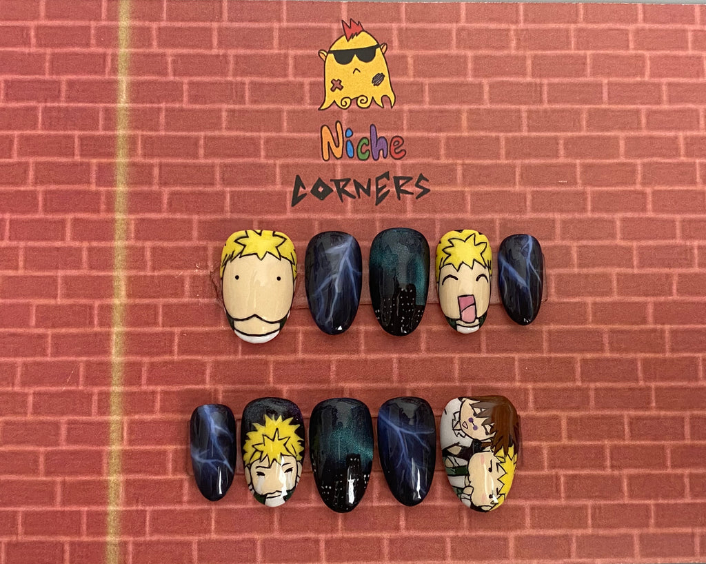 Lightning Character Press-on Nails