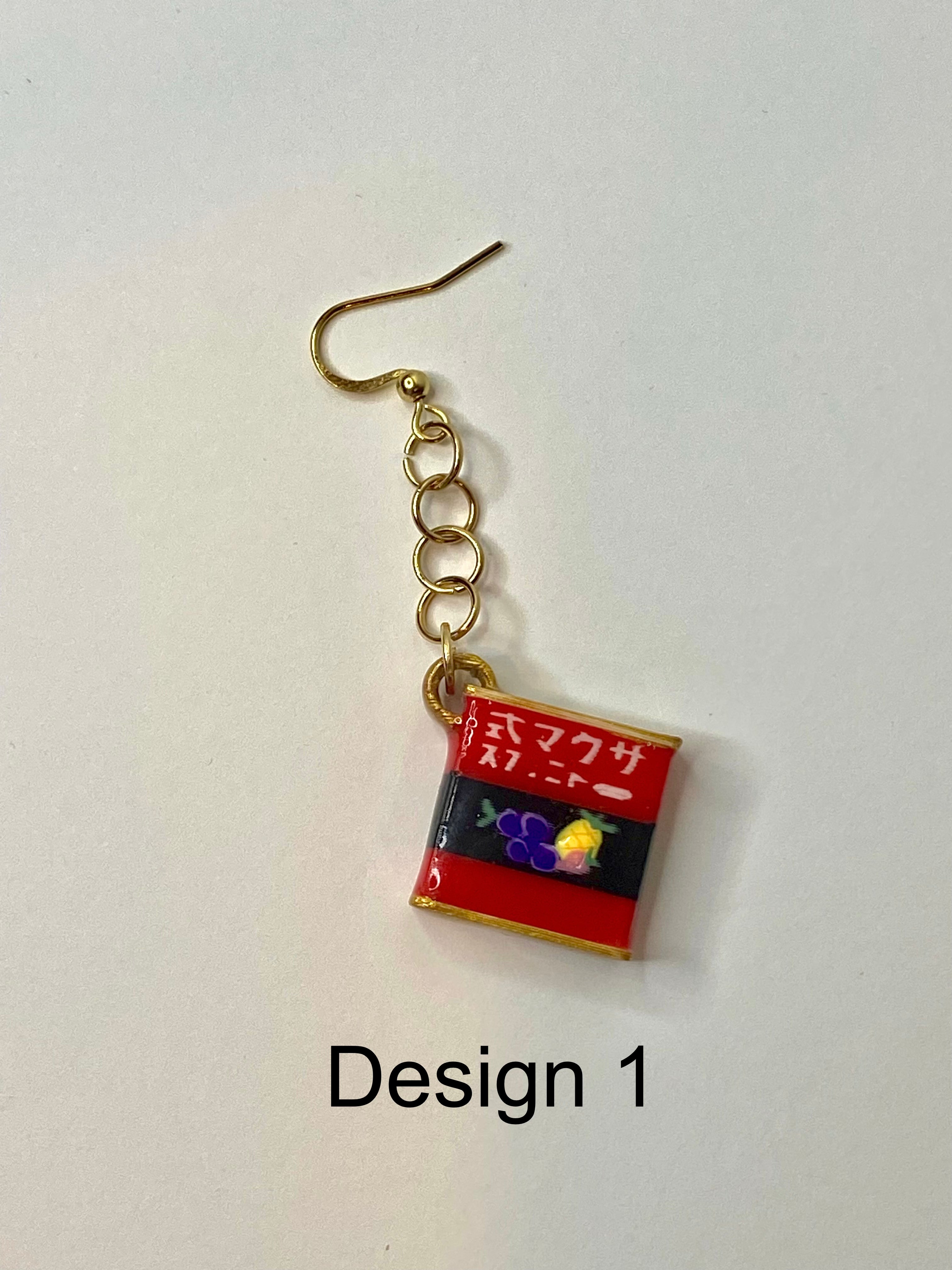 Candy Tin Earrings and Necklace