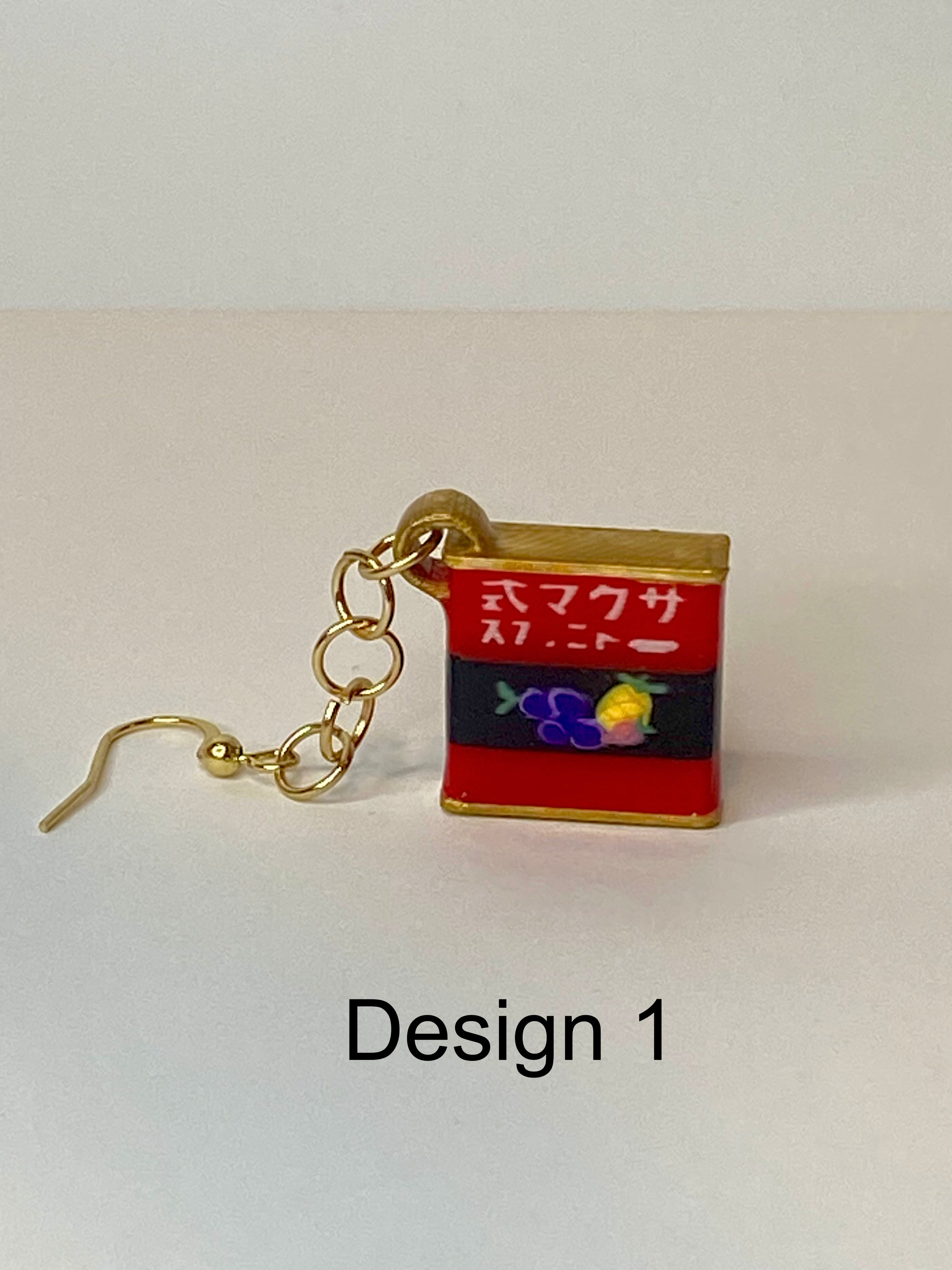 Candy Tin Earrings and Necklace