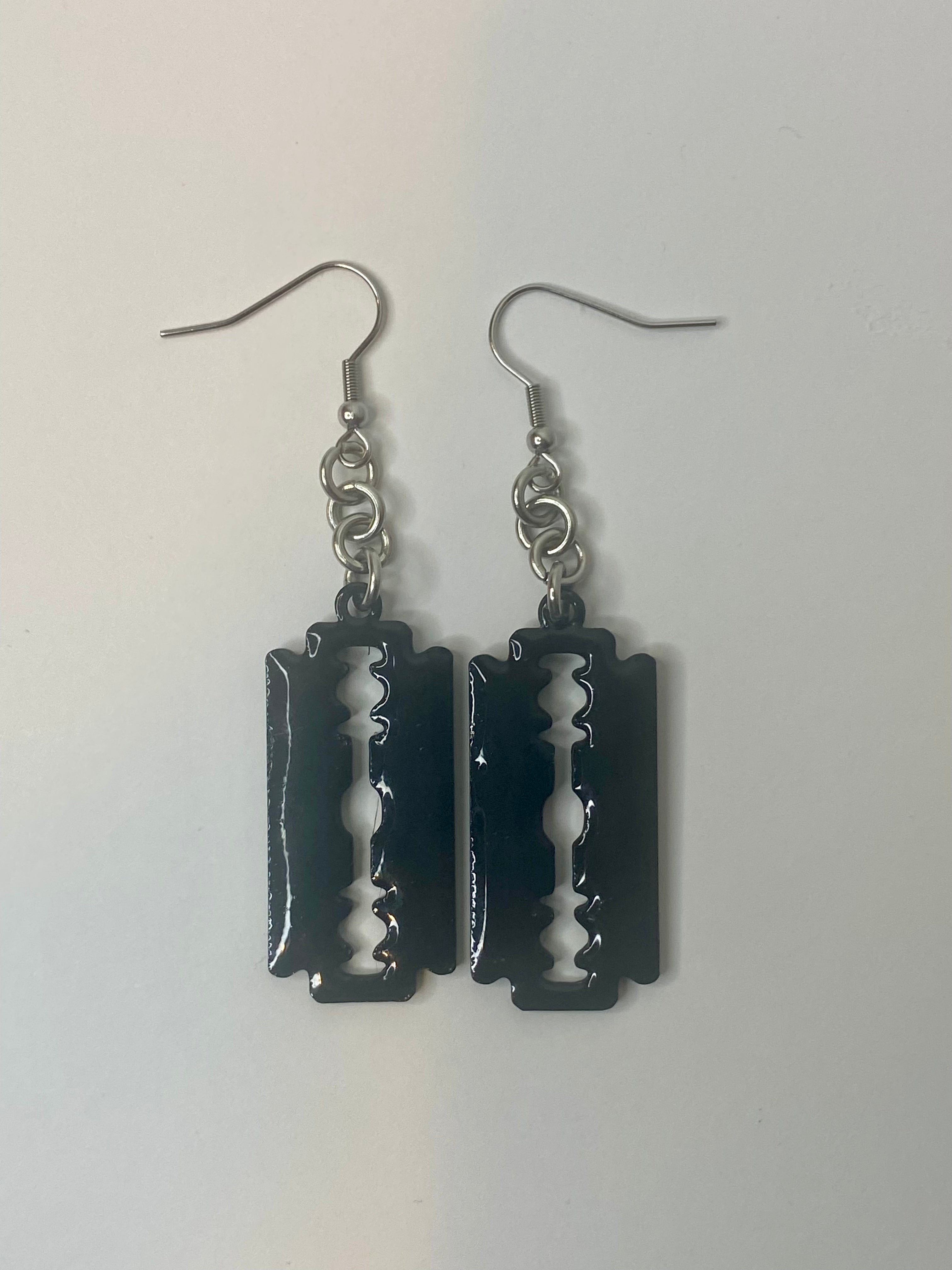 "Razor Blade" Earrings