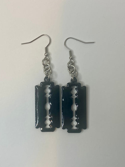 "Razor Blade" Earrings