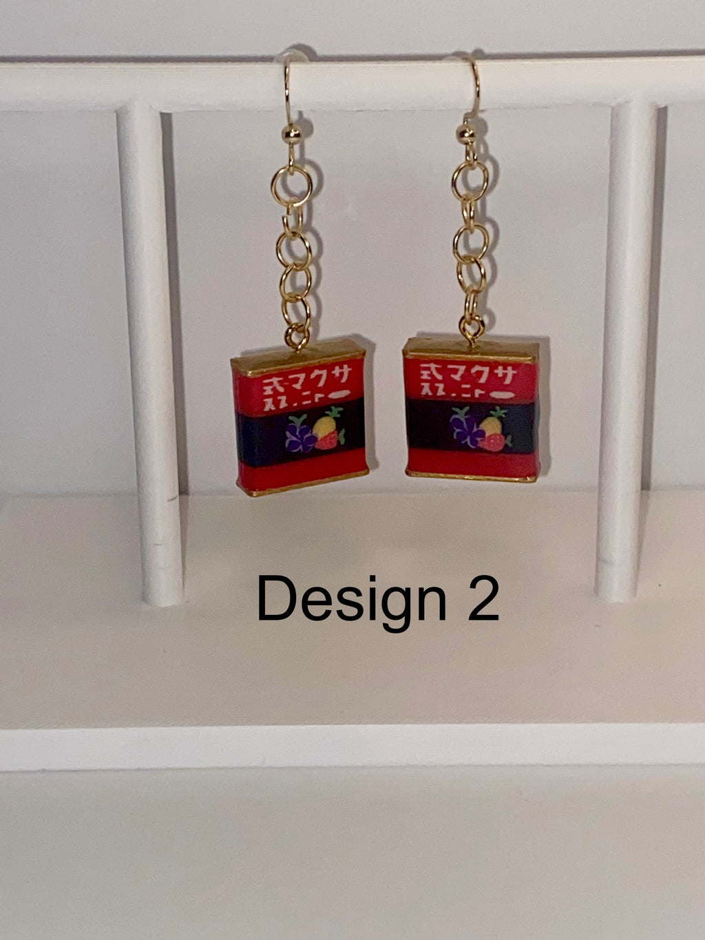 Candy Tin Earrings and Necklace