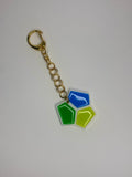 Tri-colored Keychain