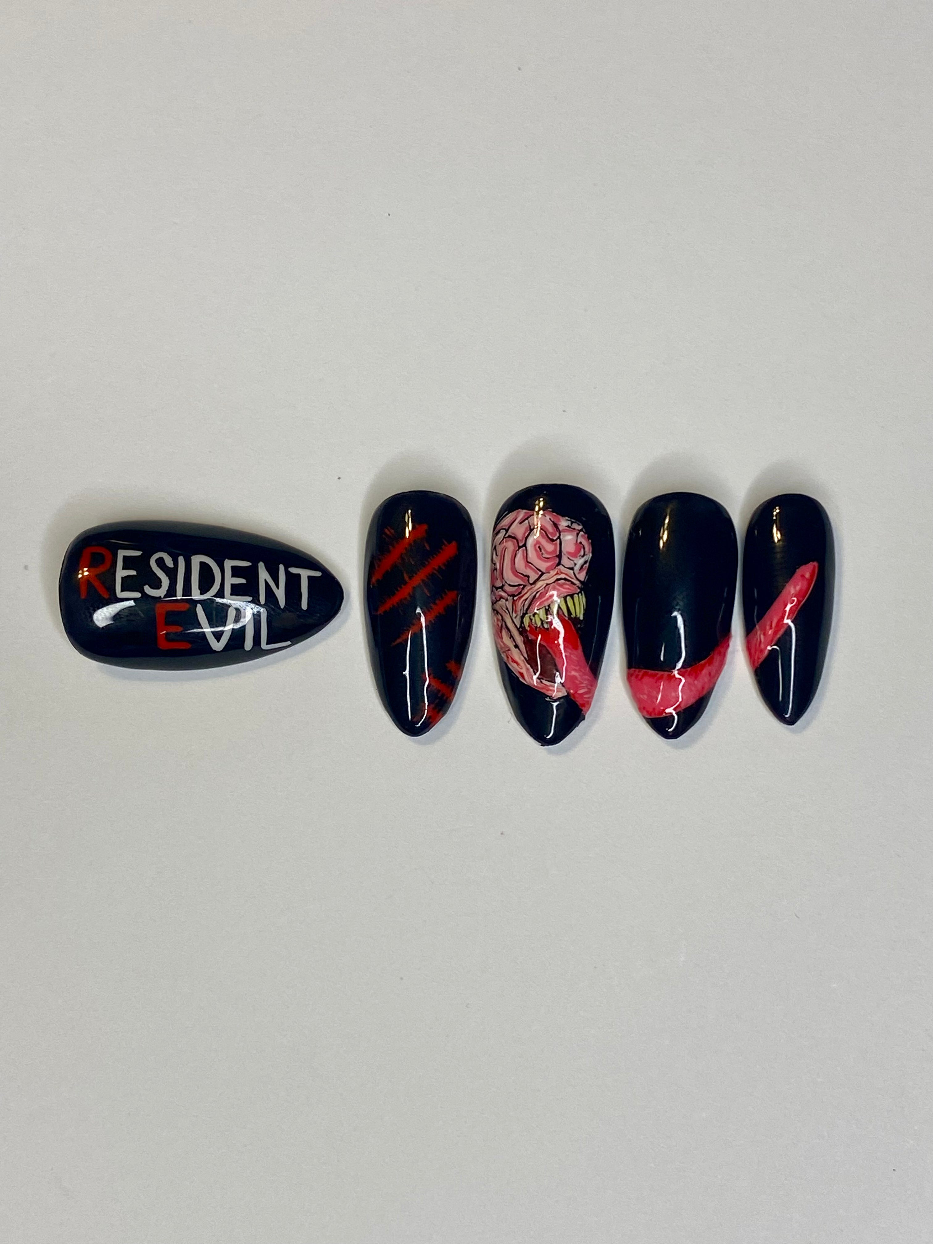 Brain Monster Press-On Nails