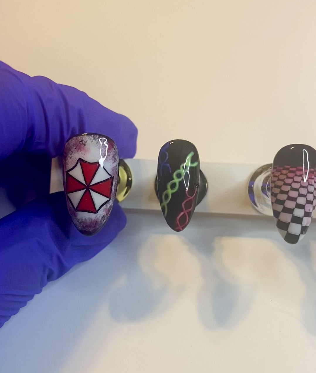 Horror Zombie Video Game Press-on Nails